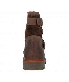 BOTA HEBILLAS PIEL MARRON