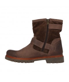 BOTA HEBILLAS PIEL MARRON