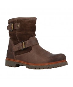 BOTA HEBILLAS PIEL MARRON