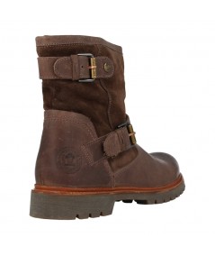 BOTA HEBILLAS PIEL MARRON