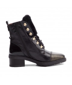 BOTIN PIEL NEGRO