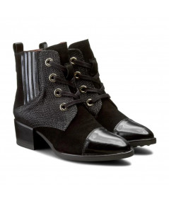 BOTIN PIEL NEGRO