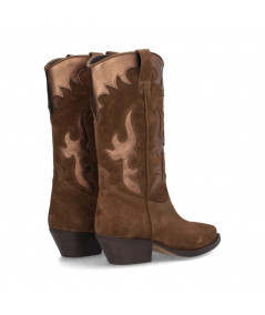 Bota para mujer ALPE WESTERN PIEL CASTAÑA