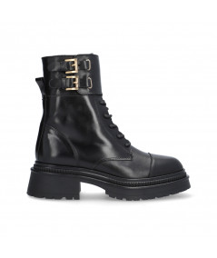 Bota para mujer ALPE CLAY PIEL NEGRO