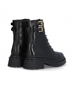 Bota para mujer ALPE CLAY PIEL NEGRO