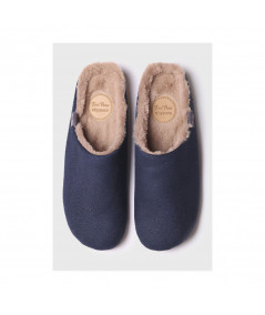 SLIPPERS PARA HOMBRE AZUL MARINO