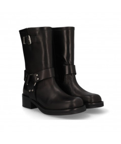 Bota para mujer ALPE CUSTOM PIEL NEGRO