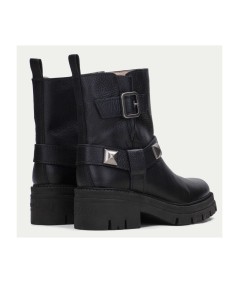 BOTA BIKER DOS HEBILLAS ASHLEY NEGRO