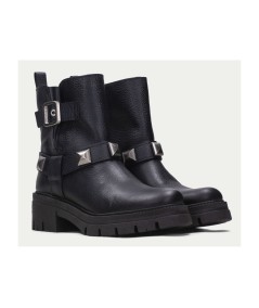 BOTA BIKER DOS HEBILLAS ASHLEY NEGRO