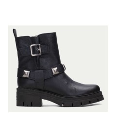 BOTA BIKER DOS HEBILLAS ASHLEY NEGRO