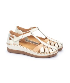 Sandalias semiabiertas de mujer