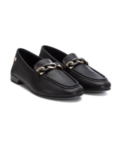 MOCASIN PIEL NEGRO DE MUJER MARCA CARMELA