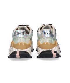 SNEAKER EXÉ 134-18 SILVER GOLD