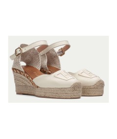 ESPADRILLES SOFIA CREMA DE MUJER MARCA HISPANITAS