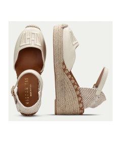 ESPADRILLES SOFIA CREMA DE MUJER MARCA HISPANITAS