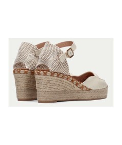 ESPADRILLES SOFIA CREMA DE MUJER MARCA HISPANITAS