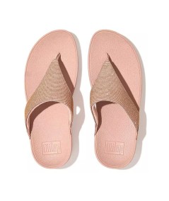 LULU SHIMMERLUX TOE POST FITFLOP