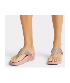 LULU SHIMMERLUX TOE POST FITFLOP