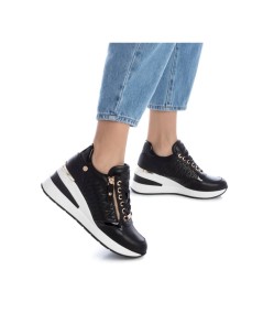 ZAPATO DE MUJER XTI CON CUÑA CON CORDONES